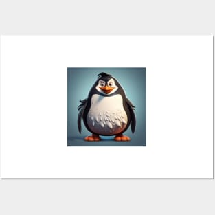 Cartoon Penguin 4 Posters and Art